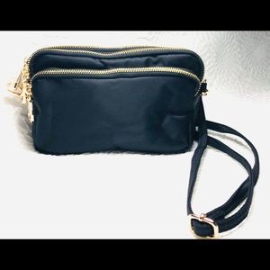 Black Nylon Crossbody/Belt Bag